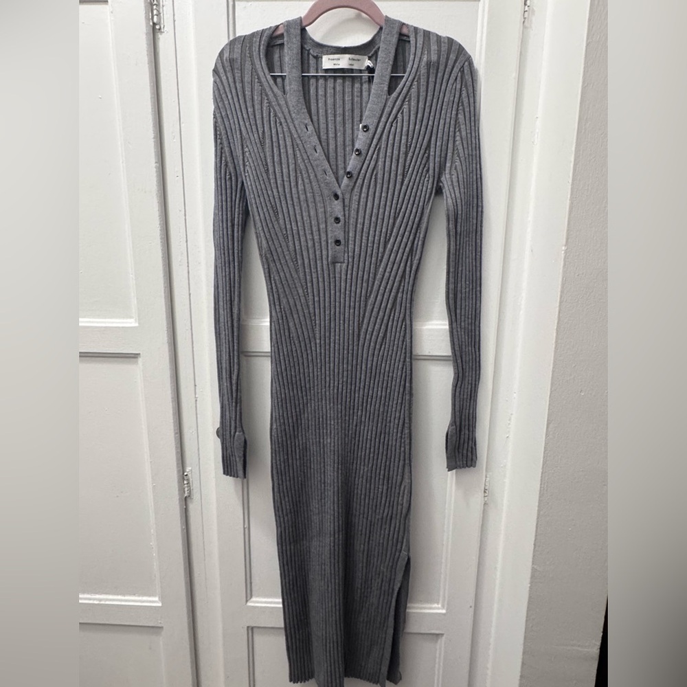 Proenza Schouler Merino Rib Knit Dress